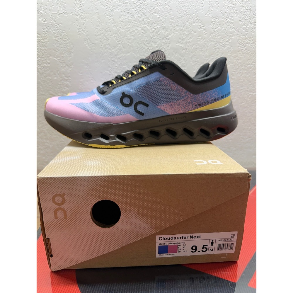 On Cloudsurfer Next Malibu Raspberry Running Shoes 3ME30024291 Mens 9.5